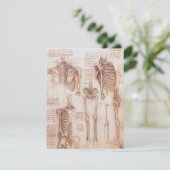 Leonardo da Vincis menschliche Anatomie Skelettkno (Stehend Vorderseite)