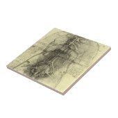 Leonardo da Vincis menschliche Anatomie, weibliche Fliese (Seite)
