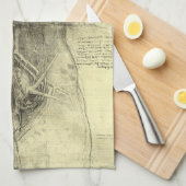 Leonardo da Vincis menschliche Anatomie, weibliche Geschirrtuch (Viertel Falte)