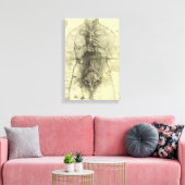 Leonardo da Vincis menschliche Anatomie, weibliche Leinwanddruck (Insitu (Wohnzimmer))
