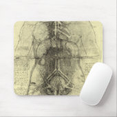 Leonardo da Vincis menschliche Anatomie, weibliche Mousepad (Mit Mouse)
