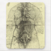 Leonardo da Vincis menschliche Anatomie, weibliche Mousepad (Vorne)