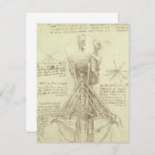 Leonardo da Vincis menschliche Anatomie-Wirbelsäul (Vorne/Hinten)