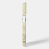 Leonardo da Vincis menschliche Anatomie-Wirbelsäul Case-Mate iPhone Hülle (Rückseite / Rechts)