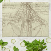 Leonardo da Vincis menschliche Anatomie-Wirbelsäul Handtuch (Gefaltet)
