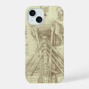 Leonardo da Vincis menschliche Anatomie Wirbelsäul iPhone 15 Hülle
