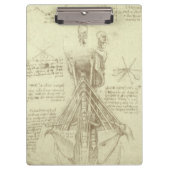 Leonardo da Vincis menschliche Anatomie-Wirbelsäul Klemmbrett (Vorderseite)