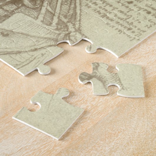 Leonardo da Vincis menschliche Anatomie-Wirbelsäul Puzzle (Seite)