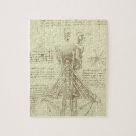 Leonardo da Vincis menschliche Anatomie-Wirbelsäul Puzzle
