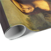 Leonardo da Vincis Mona Lisa Geschenkpapier (Rolleneckpunkt)