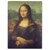 Leonardo da Vincis Mona Lisa Klemmbrett (Rückseite)