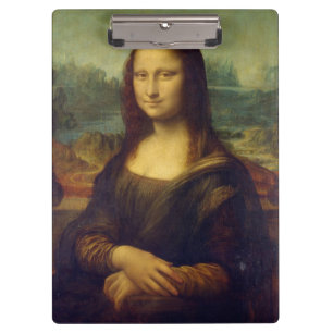 Leonardo da Vincis Mona Lisa Klemmbrett