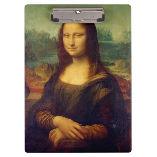 Leonardo da Vincis Mona Lisa Klemmbrett (Vorderseite)