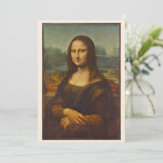 Leonardo da Vincis Mona Lisa, Kunst der Renaissanc (Stehend Vorderseite)