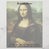 Leonardo da Vincis Mona Lisa, Kunst der Renaissanc Briefkopf (Vorderseite)