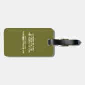 Leonardo da Vincis Mona Lisa, Kunst der Renaissanc Gepäckanhänger (Rückseite horizontal)