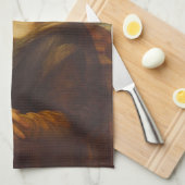 Leonardo da Vincis Mona Lisa, Kunst der Renaissanc Geschirrtuch (Viertel Falte)