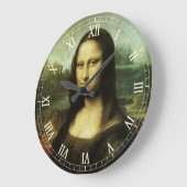 Leonardo da Vincis Mona Lisa, Kunst der Renaissanc Große Wanduhr (Winkel)