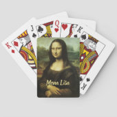 Leonardo da Vincis Mona Lisa, Kunst der Renaissanc Spielkarten (Rückseite)
