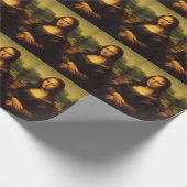 Leonardo da Vincis Mona Lisa Packpapier (Ecke)