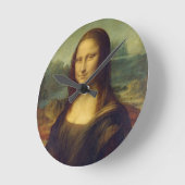 Leonardo da Vincis Mona Lisa Runde Wanduhr (Winkel)