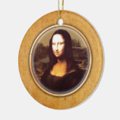 Leonardo da Vincis Mona Lisa Verzierung Keramik Ornament (Links)