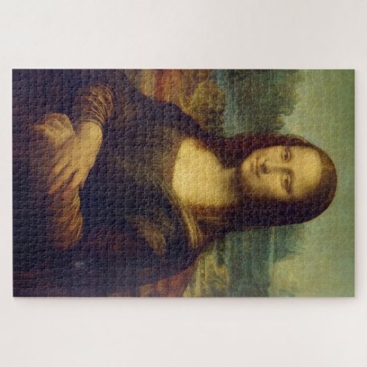 Leonardo da Vincis Portrait der Mona Lisa del Gioc Puzzle (Horizontal)