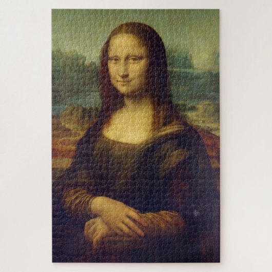 Leonardo da Vincis Portrait der Mona Lisa del Gioc Puzzle (Vertikal)