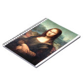 Leonardo da Vincis Portrait der Mona Lisa Notizblock (Linke Seite)