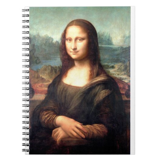 Leonardo da Vincis Portrait der Mona Lisa Notizblock (Vorderseite)