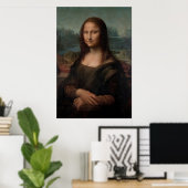 Leonardo da Vincis Portrait der Mona Lisa Poster (Heimbüro)