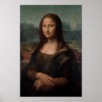 Leonardo da Vincis Portrait der Mona Lisa Poster