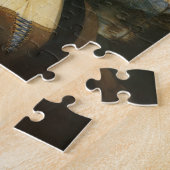 Leonardo da Vincis Portrait von Ginevra Benci Puzzle (Seite)