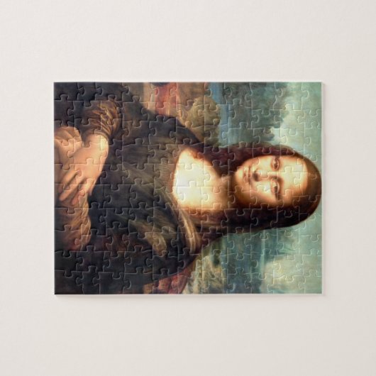 Leonardo da Vincis Portrait von Mona Lisa Jigsaw Puzzle (Horizontal)