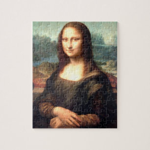 Leonardo da Vincis Portrait von Mona Lisa Jigsaw Puzzle
