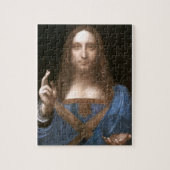 Leonardo da Vincis Portrait von Salvator Mundi Puzzle (Vertikal)