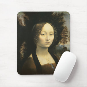 Leonardo da Vincis Porträt der Ginevra Benci Mousepad
