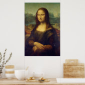 Leonardo da Vincis Porträt der Mona Lisa Poster (Küche)