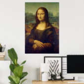 Leonardo da Vincis Porträt der Mona Lisa Poster (Heimbüro)