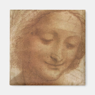 Leonardo da Vincis Porträt von der Heiligen Anna S Magnet
