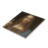 Leonardo da Vincis Salvator Mundi (Jesus Christus) Fliese (Seite)