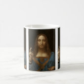 Leonardo da Vincis Salvator Mundi (Jesus Christus) Kaffeetasse (Mittel)