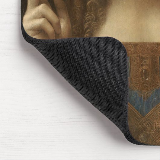 Leonardo da Vincis Salvator Mundi (Jesus Christus) Mousepad (Ecke)