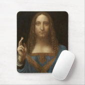 Leonardo da Vincis Salvator Mundi (Jesus Christus) Mousepad (Mit Mouse)