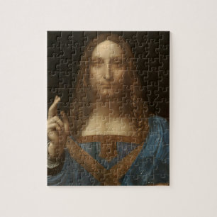Leonardo da Vincis Salvator Mundi (Jesus Christus) Puzzle