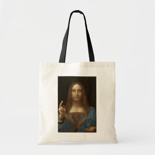Leonardo da Vincis Salvator Mundi (Jesus Christus) Tragetasche (Vorne)