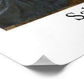 Leonardo da Vincis Salvator Mundi Poster (Ecke)