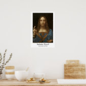 Leonardo da Vincis Salvator Mundi Poster (Küche)