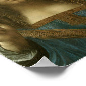 Leonardo da Vincis Salvator Mundi Poster (Ecke)