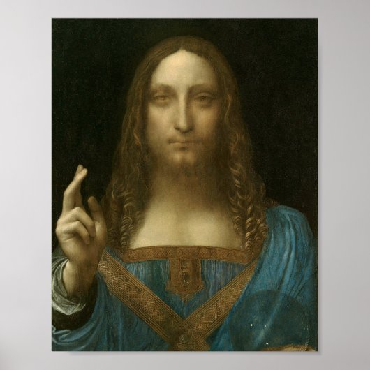 Leonardo da Vincis Salvator Mundi Poster (Vorne)